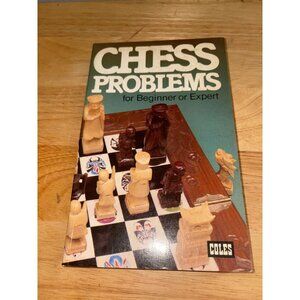 Chess Problems Book John M. Rice For Beginner Or Expert Coles Publishing 1972